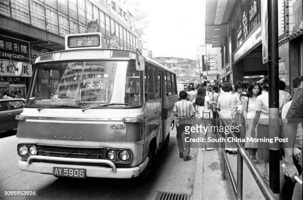 Public light bus to Causeway Bay's Daimaru department store.?á01AUG77
