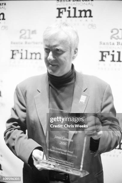 James Cameron during 21st Annual Santa Barbara International Film Festival - Retrospective in Black & White by Chris Weeks in Santa Barbara,...