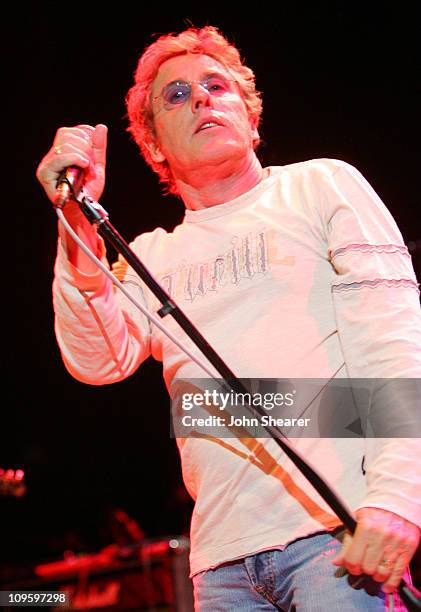 Roger Daltrey of The Who during Rock 'n Roll Fantasy Camp to Benefit the Teenage Cancer Trust - February 20, 2006 at House of Blues in West...