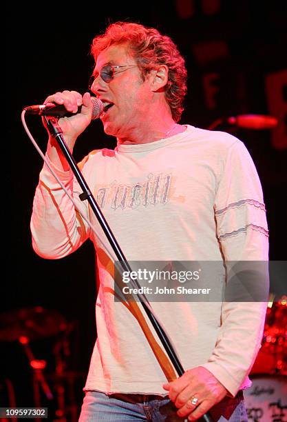 Roger Daltrey of The Who during Rock 'n Roll Fantasy Camp to Benefit the Teenage Cancer Trust - February 20, 2006 at House of Blues in West...