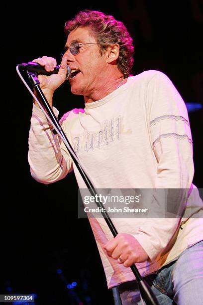 Roger Daltrey of The Who during Rock 'n Roll Fantasy Camp to Benefit the Teenage Cancer Trust - February 20, 2006 at House of Blues in West...