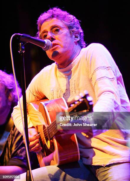 Roger Daltrey of The Who during Rock 'n Roll Fantasy Camp to Benefit the Teenage Cancer Trust - February 20, 2006 at House of Blues in West...