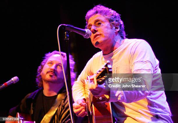Roger Daltrey of The Who during Rock 'n Roll Fantasy Camp to Benefit the Teenage Cancer Trust - February 20, 2006 at House of Blues in West...