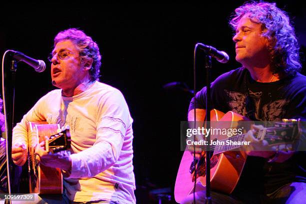 Roger Daltrey of The Who and Jack Blades of Night Ranger