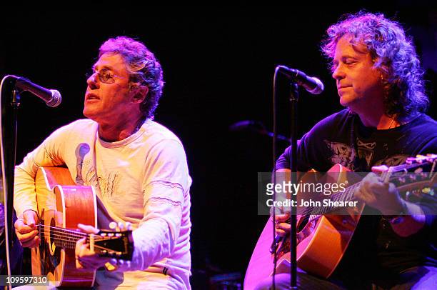 Roger Daltrey of The Who and Jack Blades of Night Ranger
