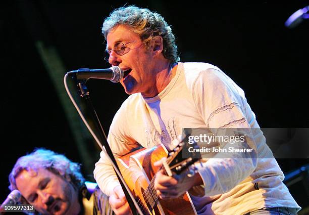 Roger Daltrey of The Who during Rock 'n Roll Fantasy Camp to Benefit the Teenage Cancer Trust - February 20, 2006 at House of Blues in West...