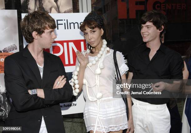 Luke Treadaway, Sophia Lamar and Harry Treadaway during "Brothers of the Head" New York City Premiere at IFC Center in New York City, New York,...