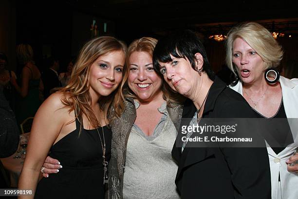 Jessi Collins, WIF's Lucy Webb and Diane Warren during Women In Film presents: "FILM BRINGS US THE WORLD" - The 2006 Crystal + Lucy Awards at The...