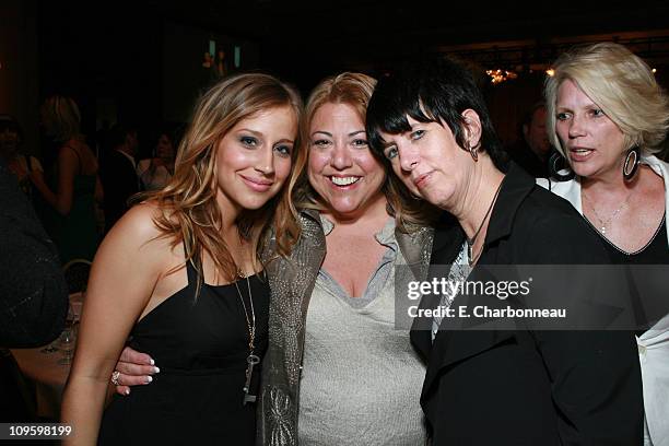 Jessi Collins, WIF's Lucy Webb and Diane Warren during Women In Film presents: "FILM BRINGS US THE WORLD" - The 2006 Crystal + Lucy Awards at The...