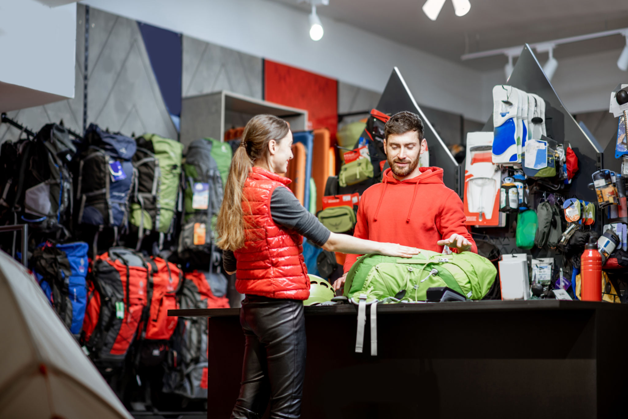 outdoor gear shopping