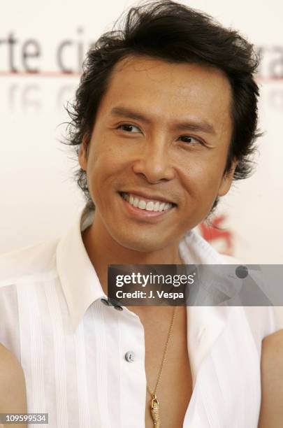 Donnie Yen during 2005 Venice Film Festival - "Seven Swords" Photocall at Casino Palace in Venice Lido, Italy.