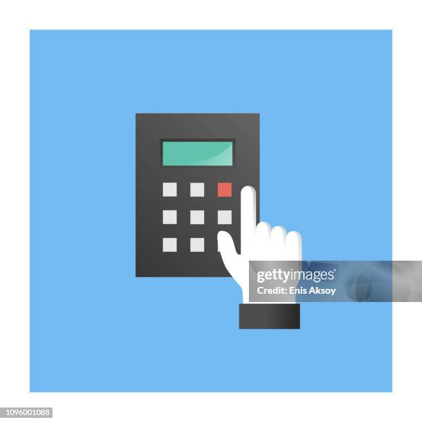 enter key icon - entering data stock illustrations