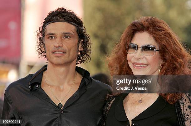 Enrico Lo Verso and Ida Di Benedetto during 2005 Venice Film Festival - Opening Night Ceremony and "Seven Swords" Premiere at Sala Grande in Venice...