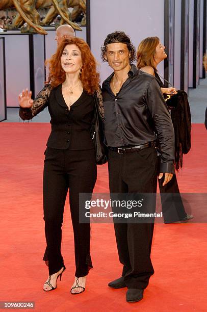 Ida Di Benedetto and Enrico Lo Verso during 2005 Venice Film Festival - Opening Night Ceremony and "Seven Swords" Premiere at Sala Grande in Venice...