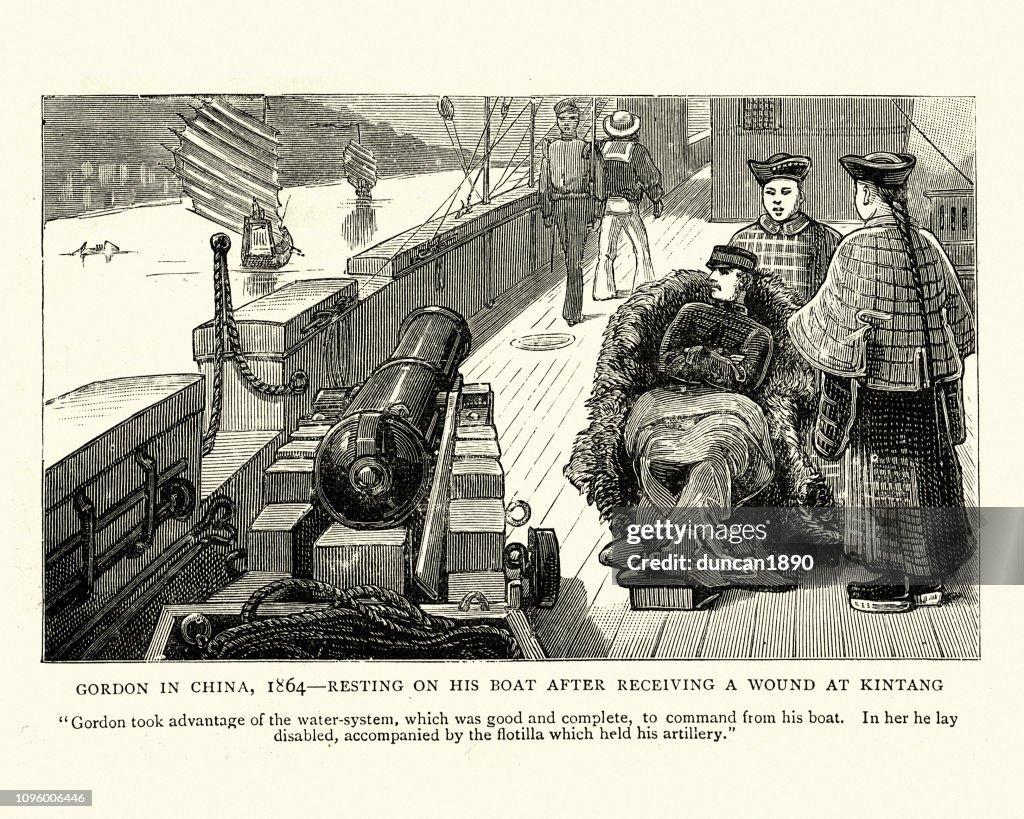 General Gordon Recuperating from a wound, China, 1864