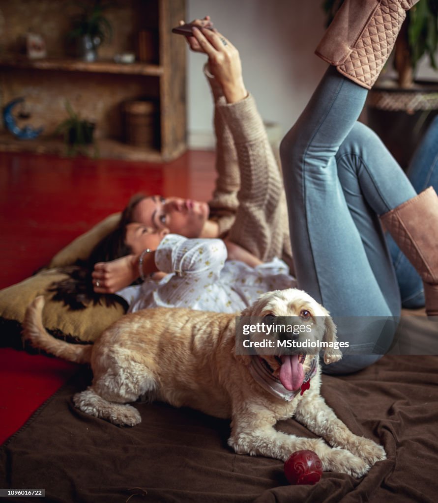 Estado de ánimo de relajación.
