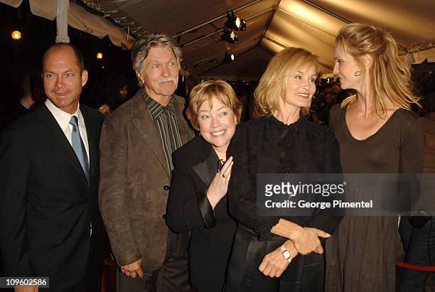 Christopher N. Rowley, director, Tom Skerritt, Kathy Bates, Jessica Lange and Joan Allen