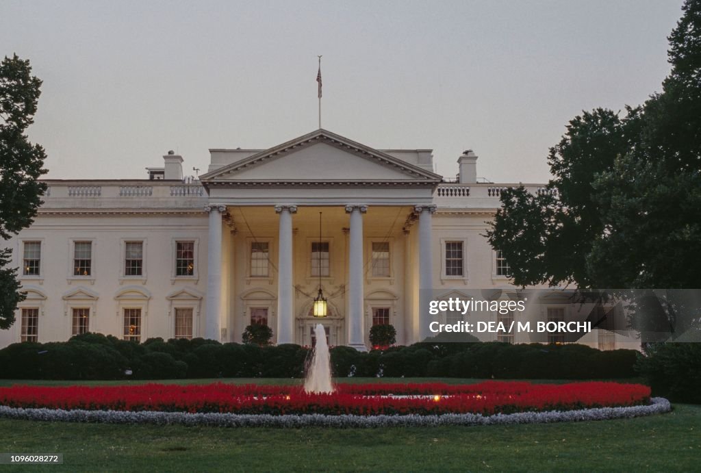 North Facade of White House, 1800, Washington DC