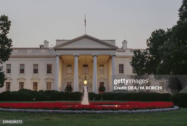 North Facade of the White House by James Hoban , Washington DC, District of Columbia, United States of America, 19th century.