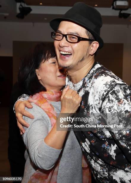 Former Taiwan Minister of Culture Lung Ying-tai and artist Anthony Wong Yiu-Ming attend "The Inspired Island II" forum at HKU Campus in Pok Fu Lam....