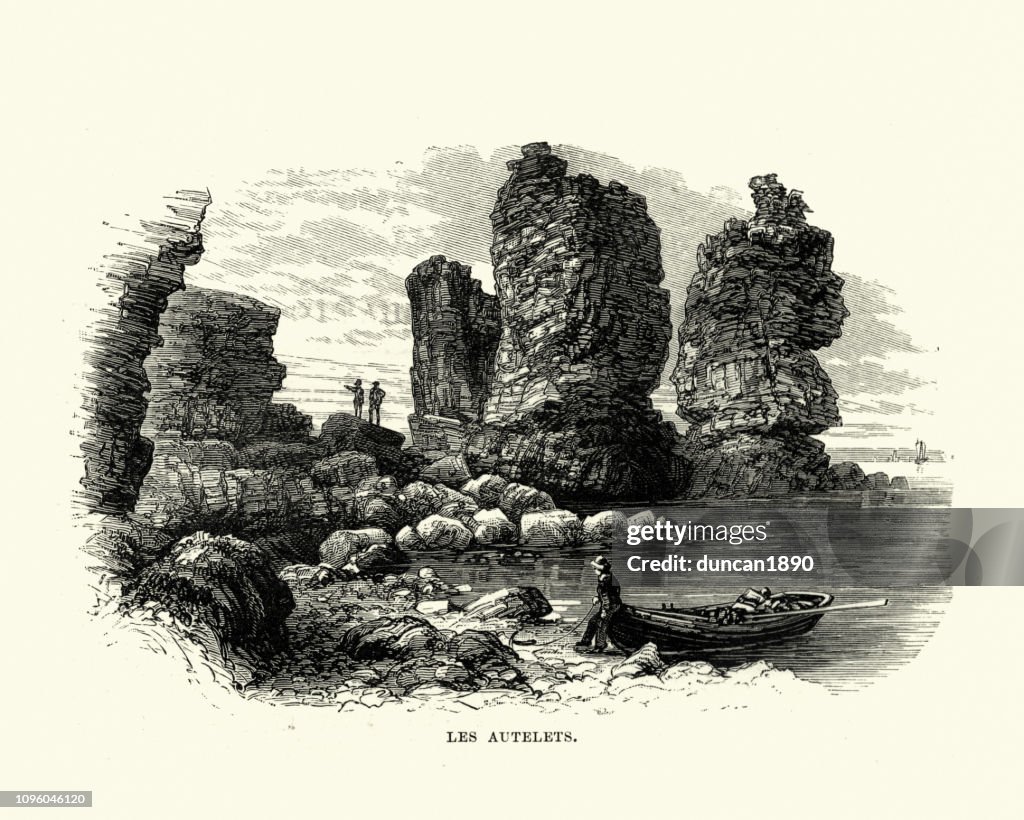 Les Autelets, Sark, Channel Islands, 19th Century