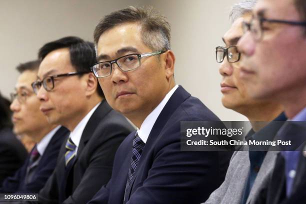 The Association of Consulting Engineers of Hong Kong Chairman Ian Chung Siu-ping attends Coalition of Construction Industry meets lawmakers on Legco...