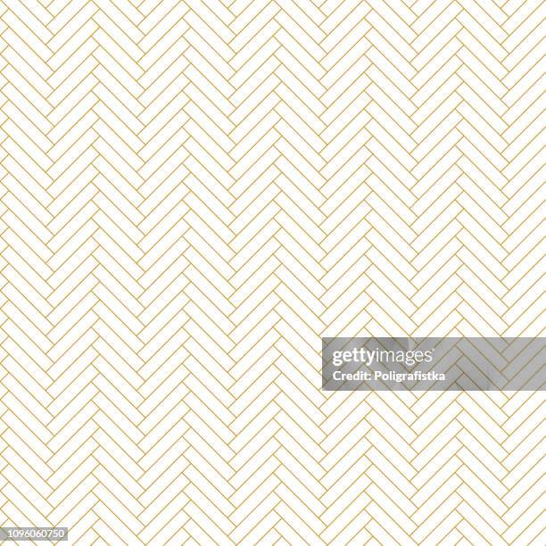 abstract seamless background pattern - parquet - gold wallpaper - vector illustration - modern border stock illustrations