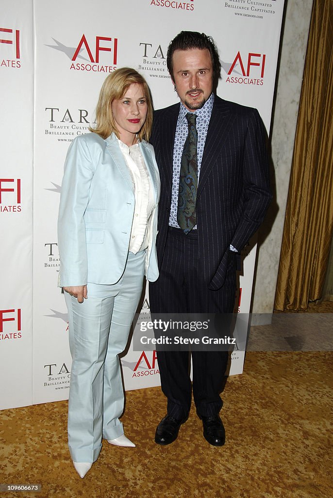 Patricia Arquette and David Arquette during AFI Honors Hollywood's