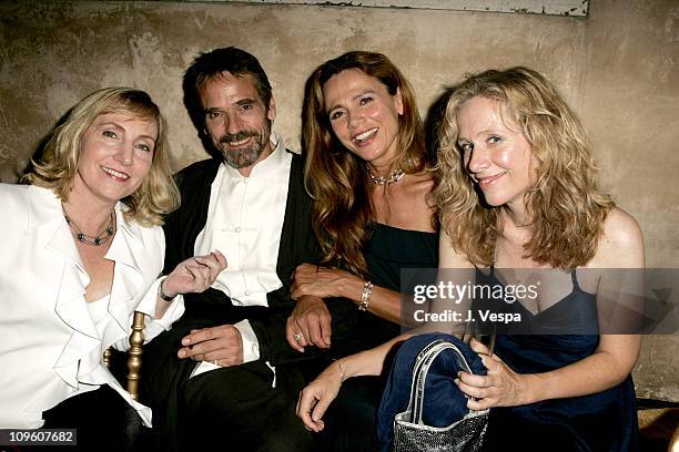 Leslie Holleran, Jeremy Irons, Lena Olin and Betsy Beers