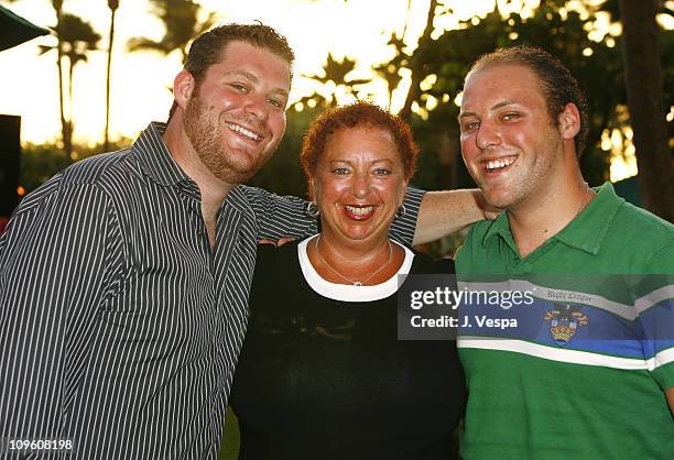 Andrew Goodman, Wendy Goodman and Ben Goodman during 2006 Maui Film Festival - Opening Night Twilight Reception at Fairmont KeaLani Hotel in Maui,...