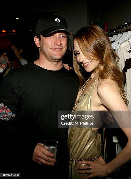 Darin Feinstein and Stacey Bendet during Alice + Olivia Boutique Opening - Inside in Los Angeles, California, United States.