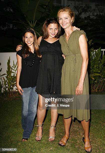 Madison Brill, Sadie Friedman and Joan Allen during 2006 Maui Film Festival - Opening Night Twilight Reception at Fairmont KeaLani Hotel in Maui,...