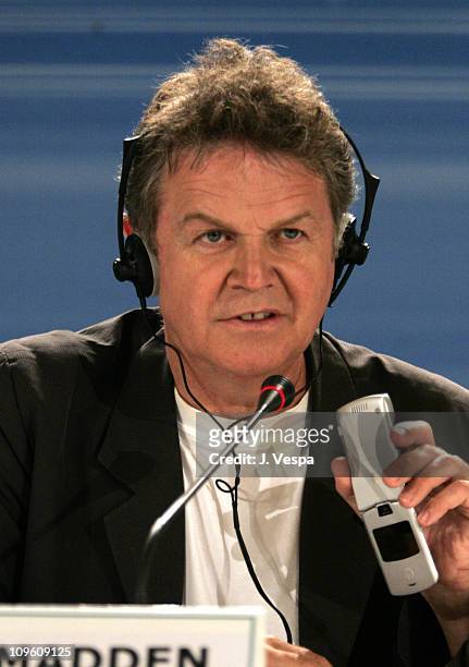 John Madden, director during 2005 Venice Film Festival - "Proof" Press Conference at Casino Palace in Venice Lido, Italy.