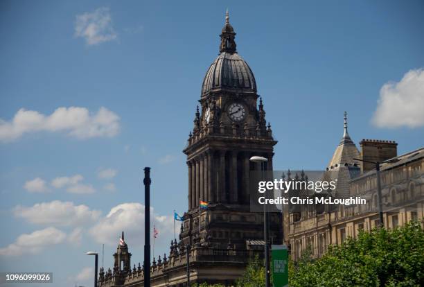 leeds town hall - government building stock pictures, royalty-free photos & images