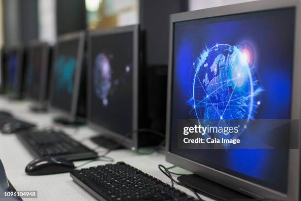 Saver Computer Screen Saver On Computer Photos and Premium High Res Pictures - Getty ...