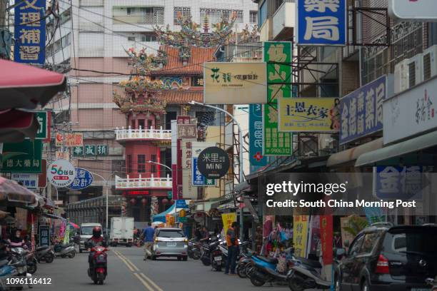 Temple, located close to Xinhua Old Street that were preserved from the Japanese era in Tainan, Taiwan, on March 04, 2016. 04MAR16 [TRAVEL POST...