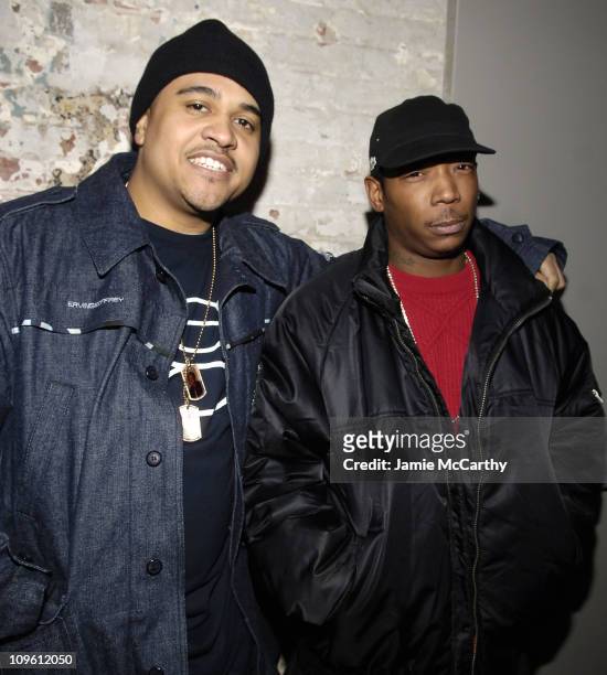 Irv Gotti and Ja Rule during Grand Opening of Nest Nightclub in New York City at Nest in New York City, New York, United States.
