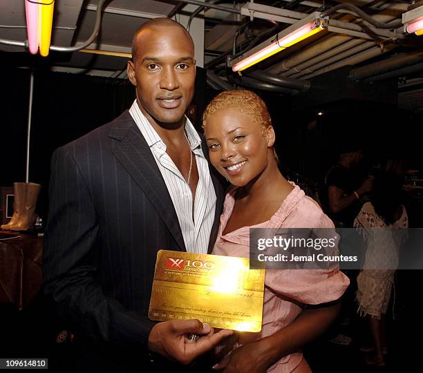 Henry Simmons and Eva Pigford during 2005 Fashion Rocks - Talent Gift Lounge Produced by On 3 Productions - Day 2 at Radio City Music Hall in New...