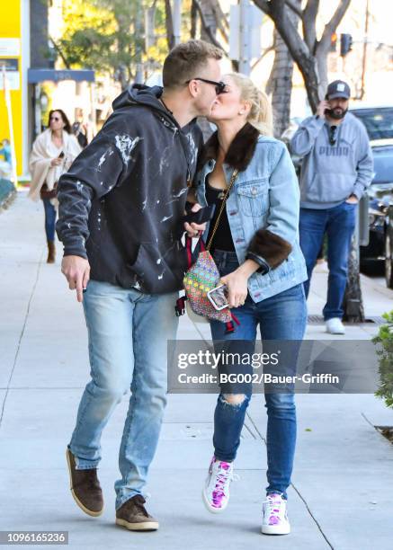 Heidi Montag and Spencer Pratt are seen on February 08, 2019 in Los Angeles, California.