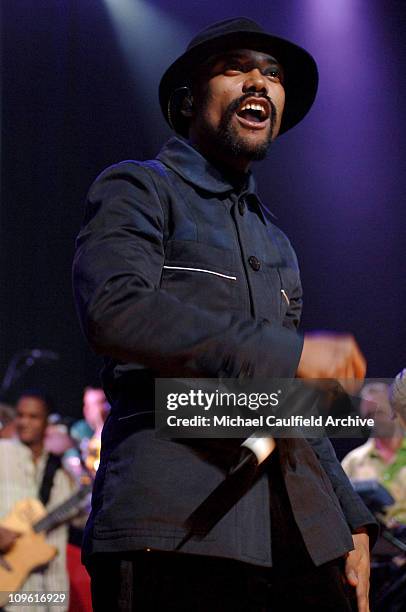 Apl.de.ap of the Black Eyed Peas performs during The Peapod Foundation and EIF: A Concert Benefit with Black Eyed Peas - Show at Henry Fonda Music...