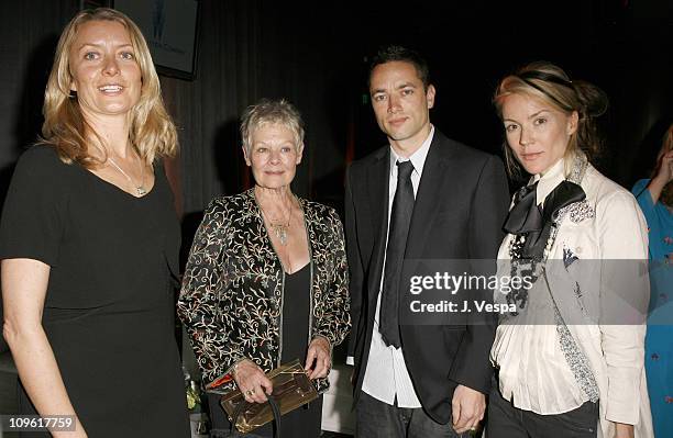 Lene Bausager, Dame Judi Dench, Sean Ellis and Daphne Guinness