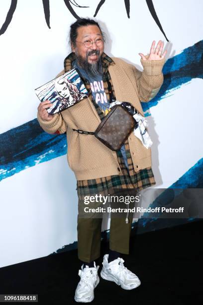 Artist Takashi Murakami attends the Dior Homme Menswear Fall/Winter 2019-2020 show as part of Paris Fashion Week on January 18, 2019 in Paris, France.