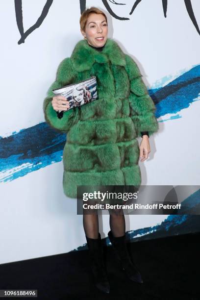 Mathilde Favier attends the Dior Homme Menswear Fall/Winter 2019-2020 show as part of Paris Fashion Week on January 18, 2019 in Paris, France.