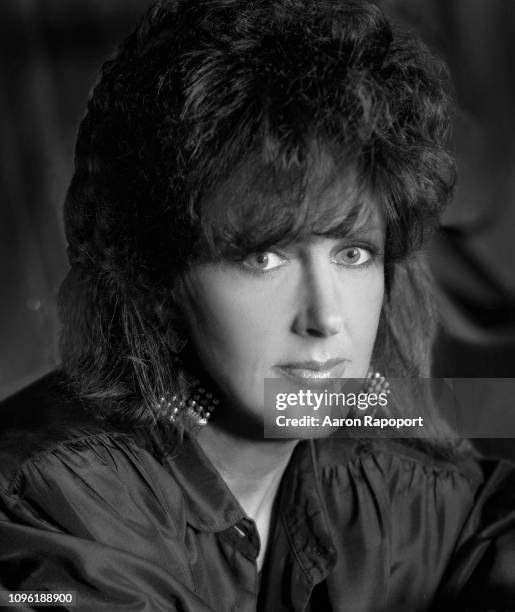 San Francisco Singer Grace Slick of Jefferson Starship poses for a portrait in San Francisco, California.