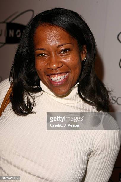 Regina King during Equinox Fitness Club Westwood Location Grand Opening at Equinox in Los Angeles, California, United States.