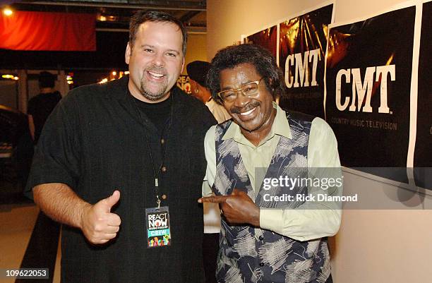 Tom Forrest and Buckwheat Zydeco during "ReAct Now: Music & Relief" Hurricane Relief Benefit Concert - Nashville at North Star Studios in Nashville,...