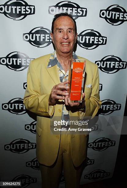 Kenneth Anger during 2006 Outfest Film Festival Opening Night Gala Screening of "Puccini for Beginners" at Orpheum Theatre in Los Angeles,...