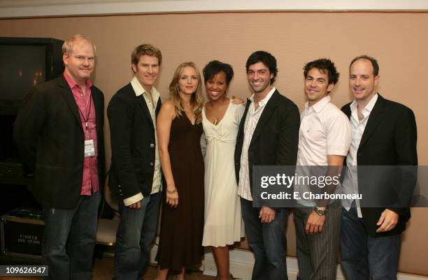 Jim Gaffigan, Jamie Kaler, Jordana Spiro, Kellee Stewart, Reid Scott, Kyle Howard and Michael Bunin of "My Boys" 11493_110.jpg