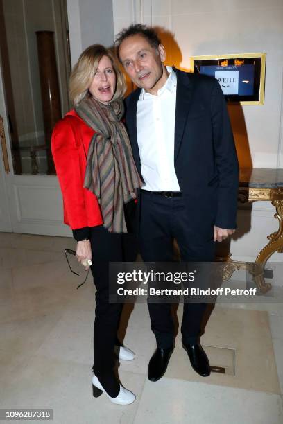 Caroline Thompson and Jean-Pierre Weill attend the Weill Menswear Fall/Winter 2019-2020 show as part of Paris Fashion Week on January 18, 2019 in...