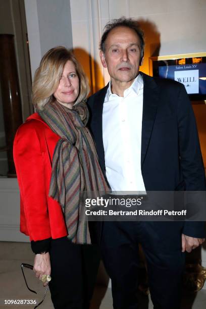 Caroline Thompson and Jean-Pierre Weill attend the Weill Menswear Fall/Winter 2019-2020 show as part of Paris Fashion Week on January 18, 2019 in...